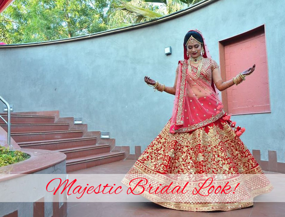Stunning Bride Saniya spills beans on her majestic Bridal Look!