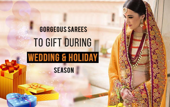 15 Gorgeous Wedding Saree Gifts to gift during Wedding and Holiday Season…