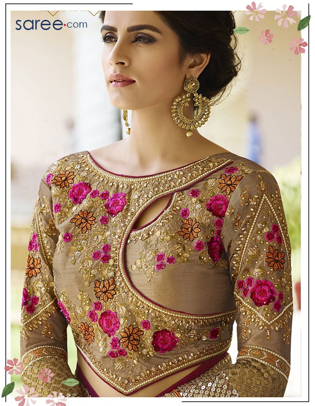 16 Awesome Saree Blouse Designs For Weddings Saree Com By Asopalav