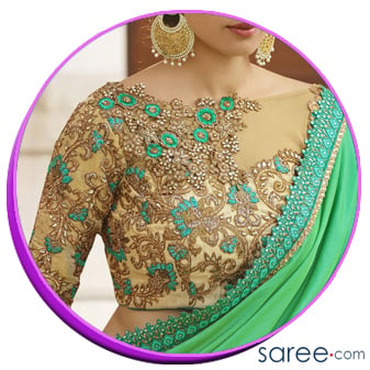 Latest And Trendy 15 Evergreen Saree Blouse Back Designs 2018 19