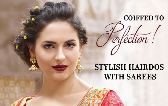 Updos, Buns and More – Easy Hairstyles to Go With Your Sarees - saree.com