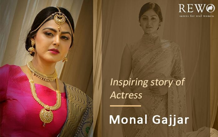 Inspiring Story of May #ReWo Star Monal Gajjar - saree.com