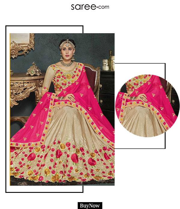 Beige Lehenga Choli for your Complexion