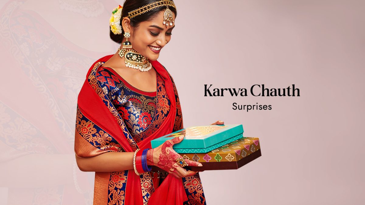 Festive Gifting Ideas – Karwa Chauth Sarees Gifts for Beloved Women