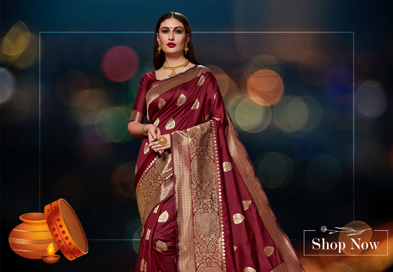 5 sarees to style this Karva Chauth ...