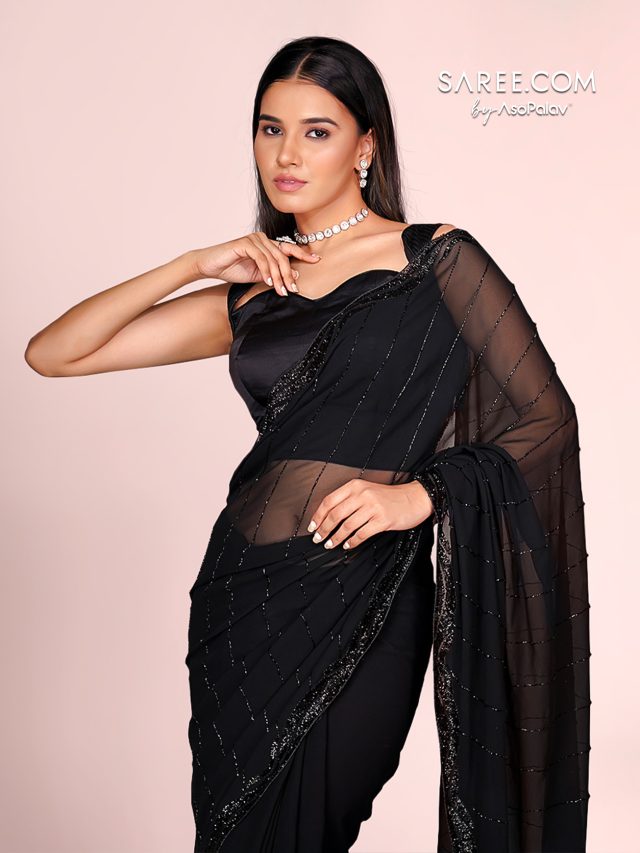 Latest Black Saree for Women | Party Wear Saree