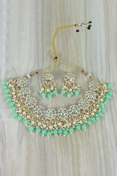 Stone Worked Necklace Set