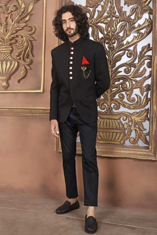 Black Rayon Suit