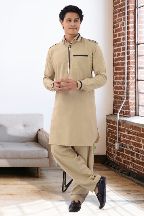 Cotton Pathani Suit
