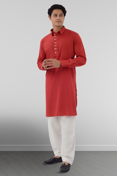 Cotton Pathani Suit