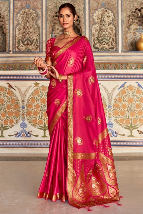 Art Silk Woven Saree
