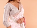 Pink Kora Silk Saree with Weaving - psadh3162
