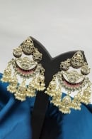 Kundan and Beads Work Fancy Earrings