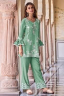 Rayon Embroidered Co-Ord Set