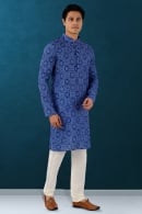 Cotton Bandhej Printed Kurta Pajama