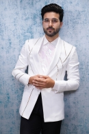 Pearl White Imported Suit