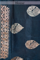 Rama Blue Art Silk Saree with Woven Butta
