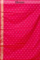 Pistachio Traditional Saree in Silk with Contrast Woven Border and Pallu