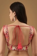 Pink Silk Embroidered Blouse
