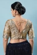 Sequins Work Blouse in Art Silk