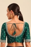 Polyester Sequin Embroidered Readymade Blouse