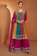 Chinon Embroidered Palazzo Suit